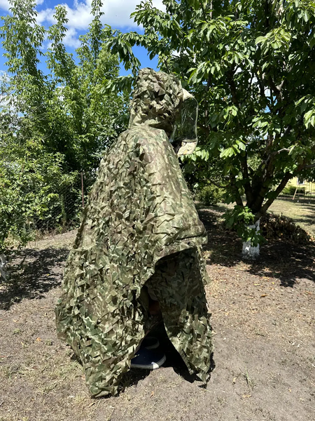 Плащ антитепловізор зі знімною кікіморою Характерник (добре працює) charakternyk фото