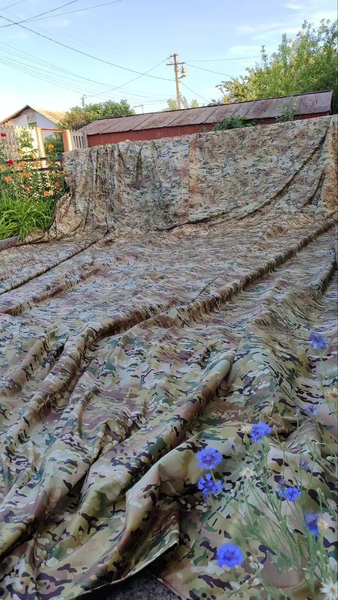 Тент антитепловізор для великої техніки (мультикам, хакі) tent_techniks фото