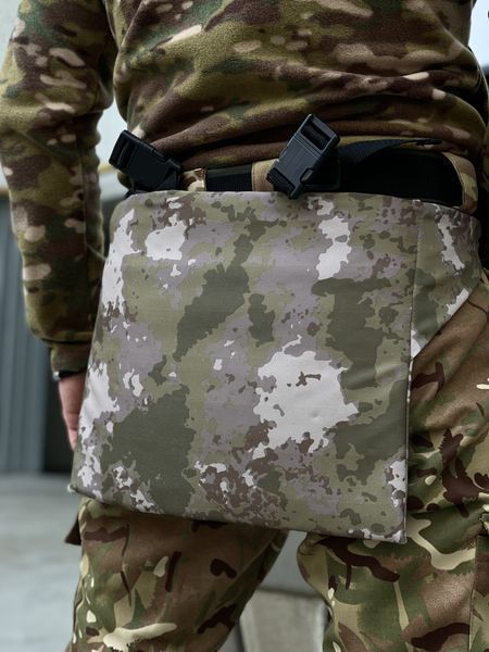 Каремат тактичний складаний сидінь поджопник швидкознімний Hotass 165&times;45 см Каремат військовий, Карімат 1797746334 фото