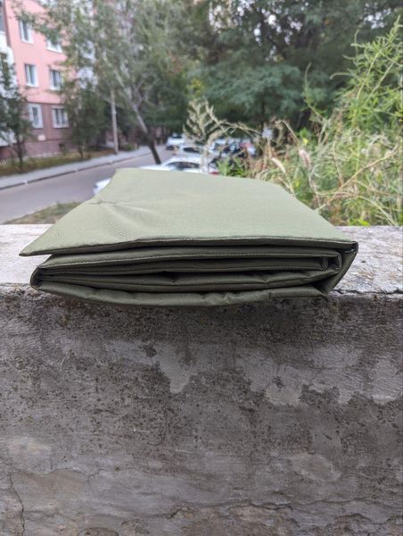 Каремат тактичний складний сидіння піддупник бистроз'ємний Hotass 165&times;45 см Олива 1677913464 фото
