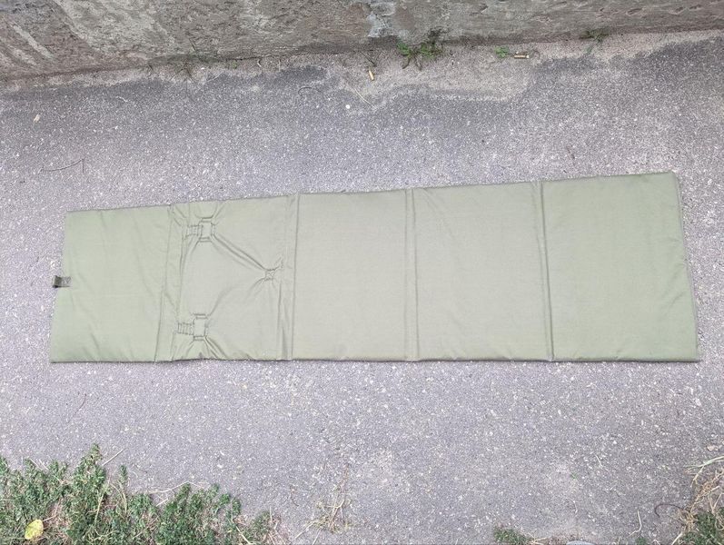 Каремат тактичний складний сидіння піддупник бистроз'ємний Hotass 165&times;45 см Олива 1677913464 фото