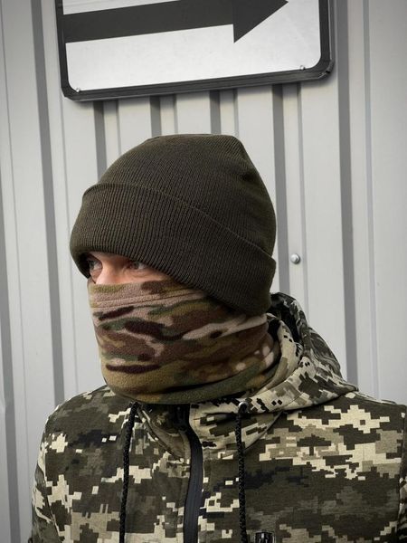 Шапка тактична військова зимова трикотажна 1687853663 фото