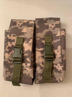 Підсумок під АК подвійний на 4 магазини, Molle, Кольори: Хижак, Олива, Піксель (виробник) 1808272224 фото