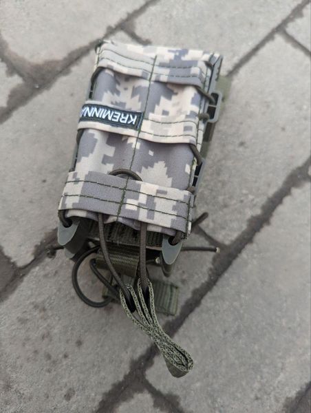 Військовий тактичний підсумок для 2 магазинів, Підсумок АК подвійний відкритий , Сумка-підсумок під магазини 1770528707 фото