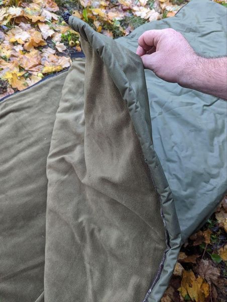 Зимовий армійський спальник на флісі -30&deg; (розмір 225*90 XXL) 2001356222 фото