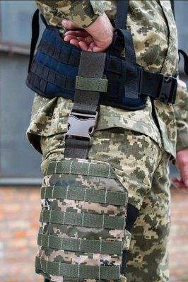 Розвантаження зі стропами моллі на стегна платформа Kreminna піксель, хижак 1655205932 фото