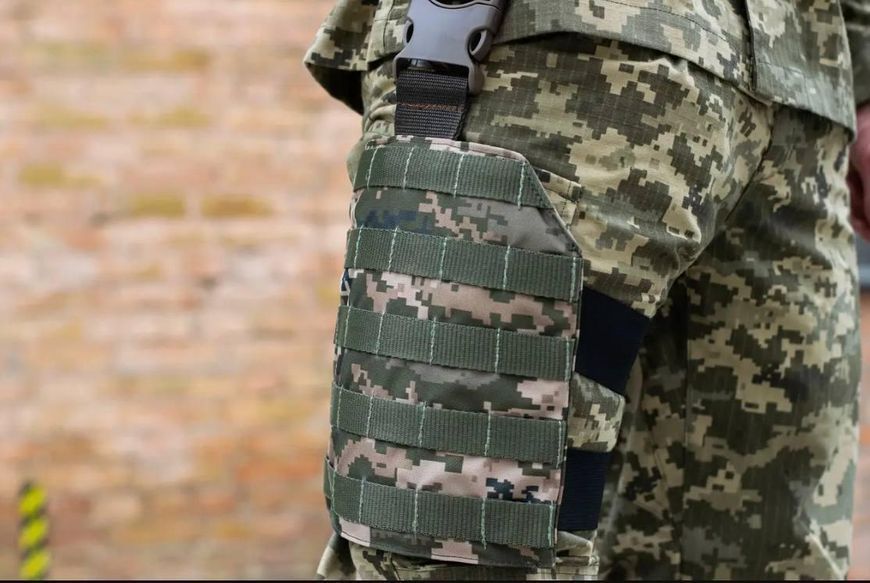 Розвантаження зі стропами моллі на стегна платформа Kreminna піксель, хижак 1655205932 фото
