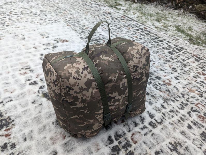 Зимовий просторий спальний мішок -35 "Omni-Heat". Збільшений: 225*90 см 1741820577 фото