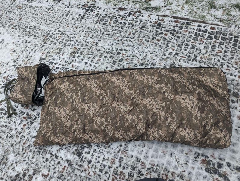 Зимовий просторий спальний мішок -35 "Omni-Heat". Збільшений: 225*90 см 1741820577 фото