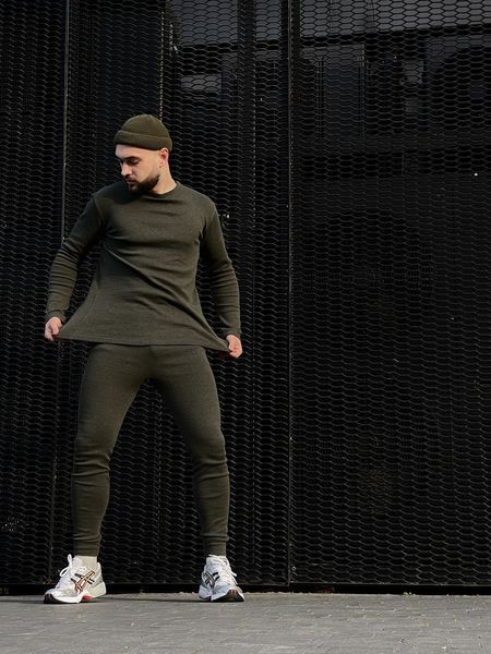 Термобілизна чоловіча тактична колір олива на флісі, для ЗСУ S M L XL XXL 1744214835 фото