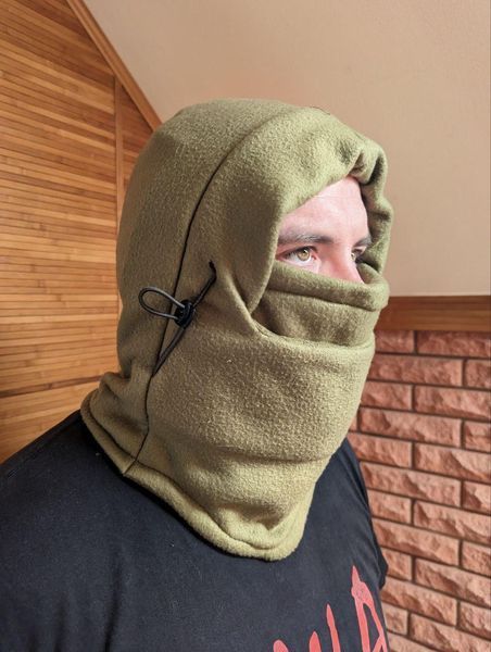 Тактична військова балаклава з підігрівом від USB фліс, Термо балаклава з підігрівом шиї вітрозахисна, тепла 1748630749 фото