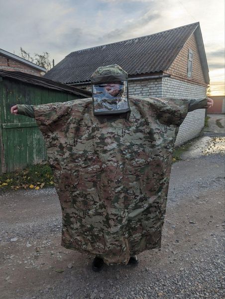 Пончо Анти-тепловизор дождевик масккостюм мультикам, защита от тепловизора и от дождя, антитепловизор мультик 2017171579 фото