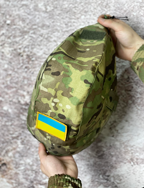 Чохол на шолом маскувальний мультикам Кавер чохол на каску шолом маскувальний тактичний 1786328054 фото