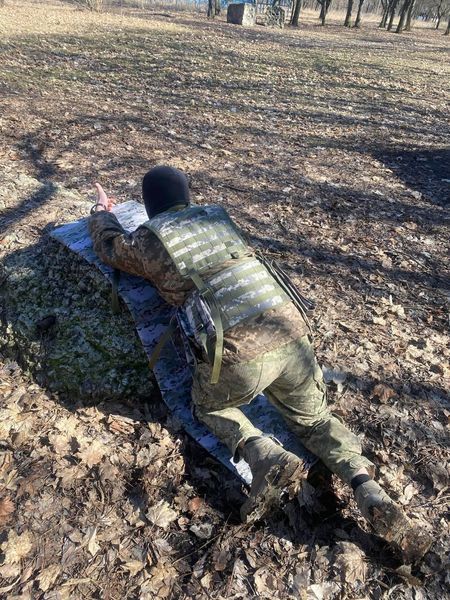 Каремат тактичний складний армійський снайперський сидіння піддупник бистроз'ємний Hotass 165&times;45 см Мультикам 1789471837 фото